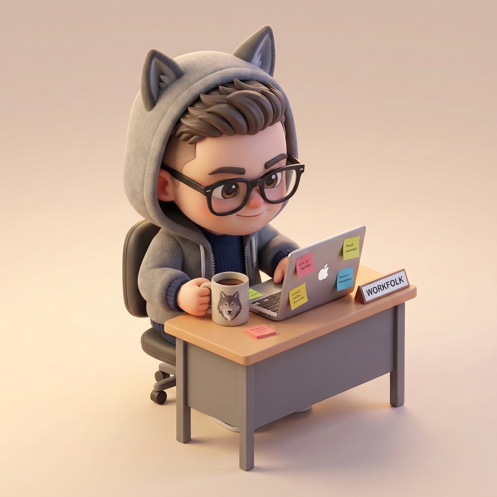 Hank Chi 的 Workfolk Studio 角色形象